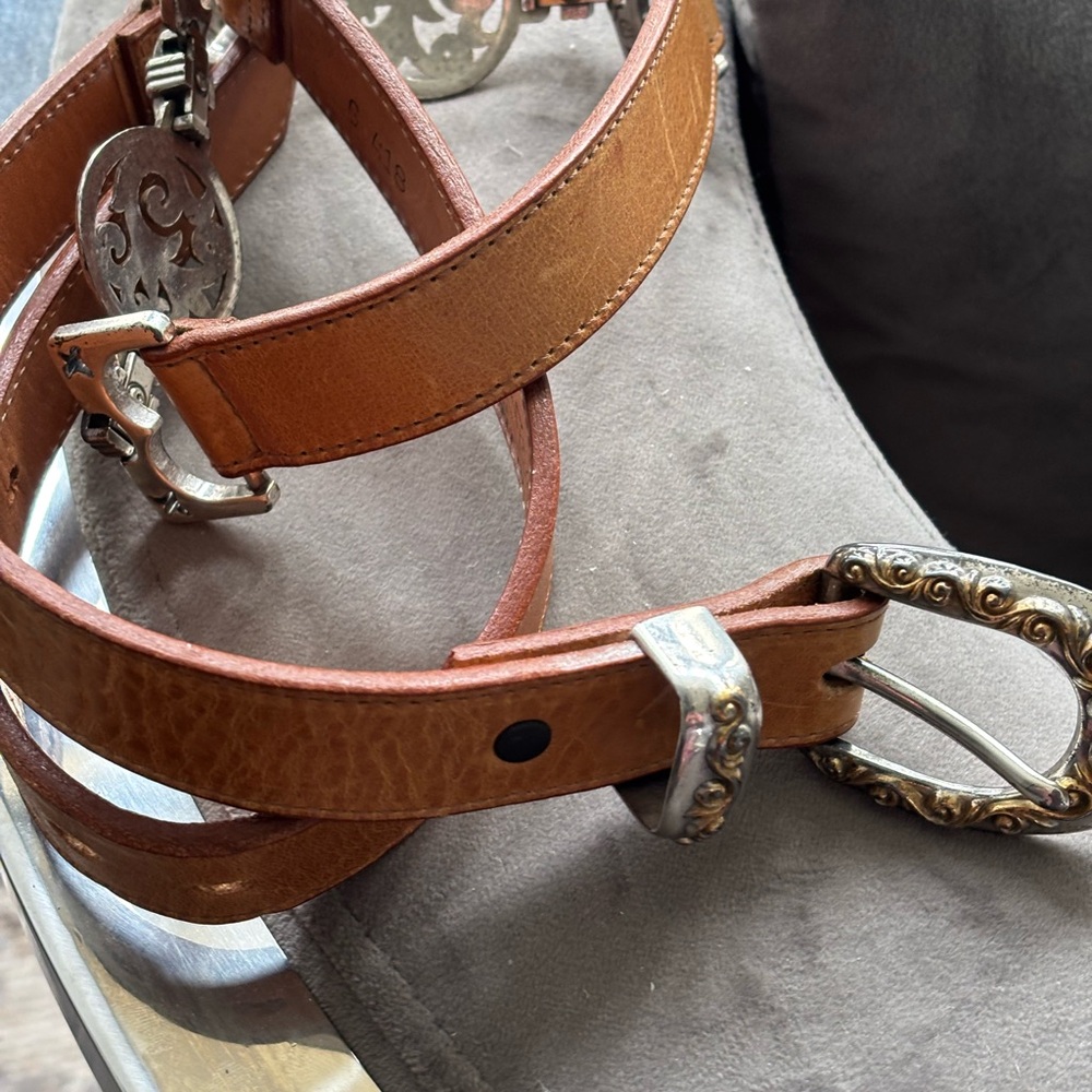 Nokona made in Texas genuine leather western wear styled belt size 36
